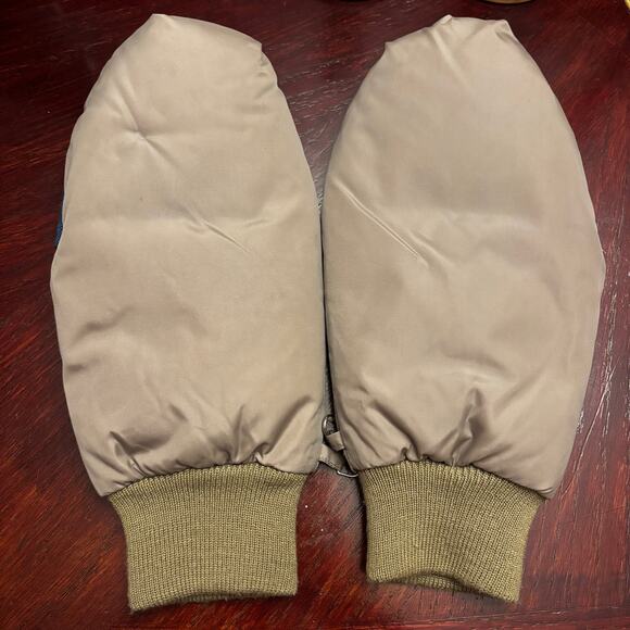 Vintage Eddie Bauer Goose Down Mittens Large Premium Quality Men's - Picture 2 of 4